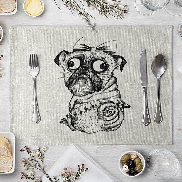 funny dog pattern placemat dining table mat drink coasters western pad linen cup mat 4030cm kitchen accessory h bbycxl
funny dog pattern placemat dining table mat drink coasters western pad linen cup mat 4030cm kitchen accessory h bbycxl