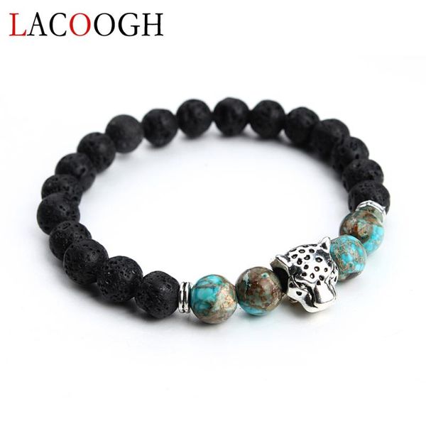 charm bracelets lacoogh fashion elastic handmade bangles female braided volcanic stone beads leopard head charms beaded for women, Golden;silver
charm bracelets lacoogh fashion elastic handmade bangles female braided volcanic stone beads leopard head charms beaded for women, Golden;silver