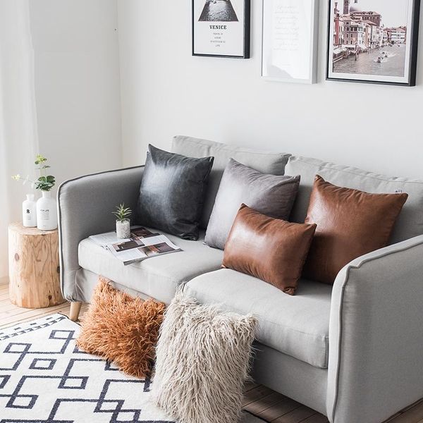 cushion/decorative pillow solid color beige/brown/grrey pu leather cushion cover faux pillowcase large imitation fur covers case
cushion/decorative pillow solid color beige/brown/grrey pu leather cushion cover faux pillowcase large imitation fur covers case