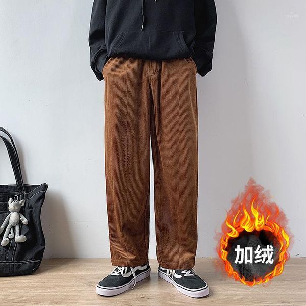 2020 winter men's fashion thickening plush casual pants oversized straight haren pants corduroy fabric trousers big size m-5xl1, Black
2020 winter men's fashion thickening plush casual pants oversized straight haren pants corduroy fabric trousers big size m-5xl1, Black