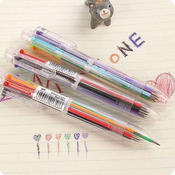 ballpoint pens jonvon satone creative multicolored ball pen cute color personality oil cartoon stationery 6 school supplies stylo1, Blue;orange
ballpoint pens jonvon satone creative multicolored ball pen cute color personality oil cartoon stationery 6 school supplies stylo1, Blue;orange