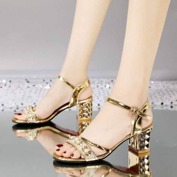 sandalias de mujer women fashion sweet golden peep toe high heel sandal shoes lady silver shoes a6723, Black
sandalias de mujer women fashion sweet golden peep toe high heel sandal shoes lady silver shoes a6723, Black