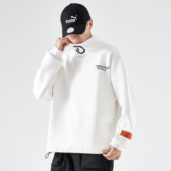 men's winter autumn fashion casual coat high neck clothes plus gold velvet thickening warm clothing pullover korean sweatershirt, Black;white
men's winter autumn fashion casual coat high neck clothes plus gold velvet thickening warm clothing pullover korean sweatershirt, Black;white