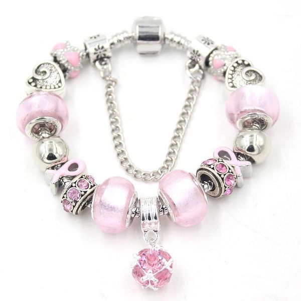 new arrival pink ball bead bracelet women jewelry breast cancer awareness pink ribbon bracelet for women gift bijoux pulsera1, Golden;silver
new arrival pink ball bead bracelet women jewelry breast cancer awareness pink ribbon bracelet for women gift bijoux pulsera1, Golden;silver