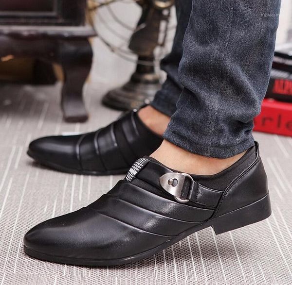 dress shoes men formal business black / white man oxfords eu 39-44 latest style pointed toe slip on fashion flats1 
dress shoes men formal business black / white man oxfords eu 39-44 latest style pointed toe slip on fashion flats1
