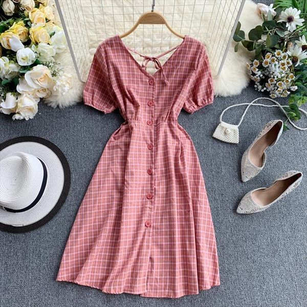 plaid dress midi korean shirt dress linen short sleeve autumn summer dresses women deep v neck elegant 2020 yellow clothes red, Black;gray
plaid dress midi korean shirt dress linen short sleeve autumn summer dresses women deep v neck elegant 2020 yellow clothes red, Black;gray