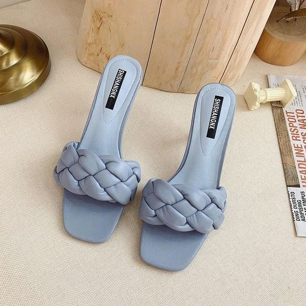 2020 summer square toe woven korean style outdoor slippers open toe high heel slippers women's shoes chaopao zapatos de mujer #9i7f
2020 summer square toe woven korean style outdoor slippers open toe high heel slippers women's shoes chaopao zapatos de mujer #9i7f