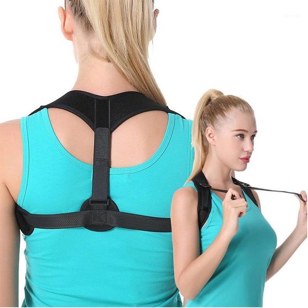 back support adjustable spine posture corrector band corset brace belt lumbar straight for male female1, Black;blue
back support adjustable spine posture corrector band corset brace belt lumbar straight for male female1, Black;blue