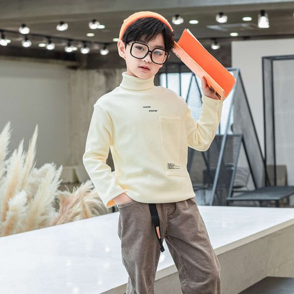 plush warm winter sweater new wear autumn middle and big children's fashion thickened high collar, Black
plush warm winter sweater new wear autumn middle and big children's fashion thickened high collar, Black
