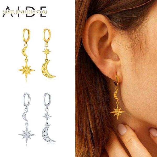 aide retro moon/anise star pendientes hoop earrings for women trendy long tassel ins piercing earings silver 925 jewelry brincos, Golden;silver
aide retro moon/anise star pendientes hoop earrings for women trendy long tassel ins piercing earings silver 925 jewelry brincos, Golden;silver