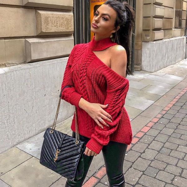 off shoulder turtleneck sweater women long sleeve white red autumn winter knitted pullover casual sweaters1, White;black
off shoulder turtleneck sweater women long sleeve white red autumn winter knitted pullover casual sweaters1, White;black