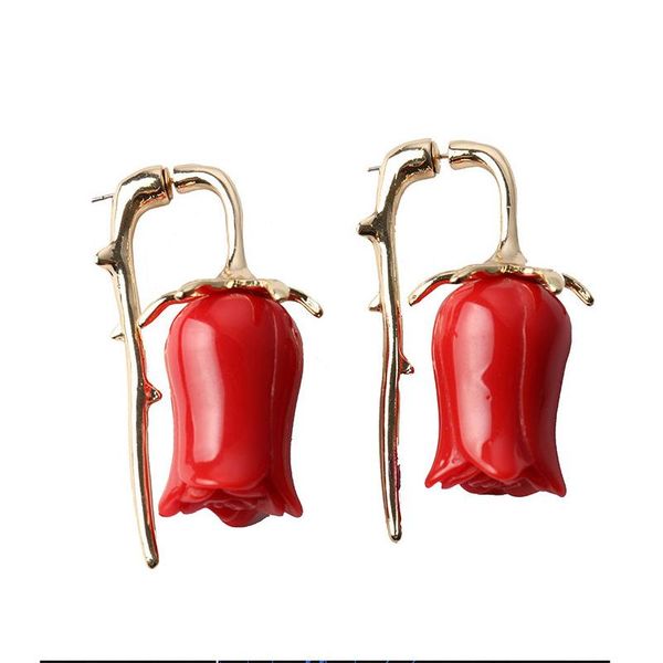new arrival metal trendy women drop earrings club red rose petal earrings elegant female eardrops wedding jewelry brincos, Silver
new arrival metal trendy women drop earrings club red rose petal earrings elegant female eardrops wedding jewelry brincos, Silver