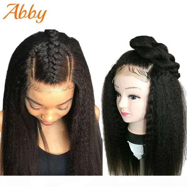kinky straight peruvian human hair lace front wigs 13x4 13x6 lace front wigs 150% density lace wigs preplucked natural hairline, Black
kinky straight peruvian human hair lace front wigs 13x4 13x6 lace front wigs 150% density lace wigs preplucked natural hairline, Black