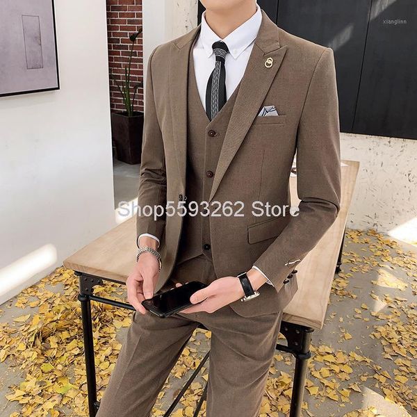 pack men gentleman suit suit three-piece set male slim fit marriage groom male1, White;black
pack men gentleman suit suit three-piece set male slim fit marriage groom male1, White;black