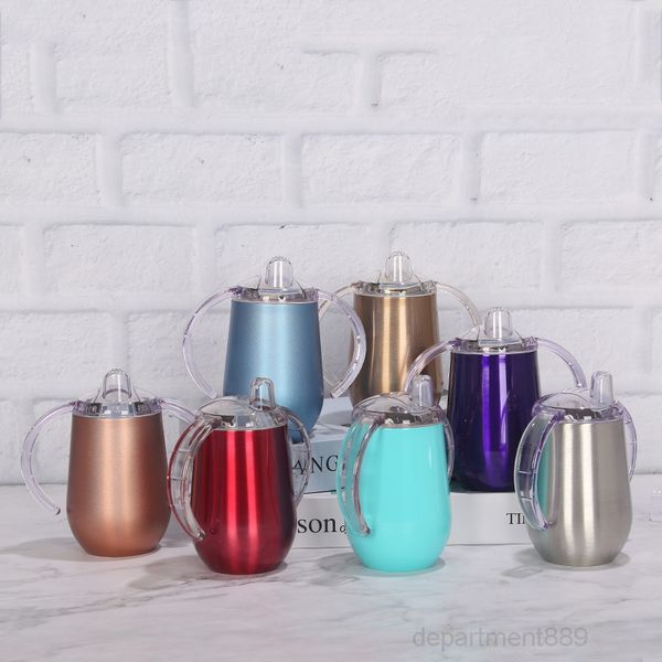 16 colors sippy 10oz stainless steel tumbler handle vacuum insulated leak proof travel cup baby bottle fast sea shipping owe2229
16 colors sippy 10oz stainless steel tumbler handle vacuum insulated leak proof travel cup baby bottle fast sea shipping owe2229