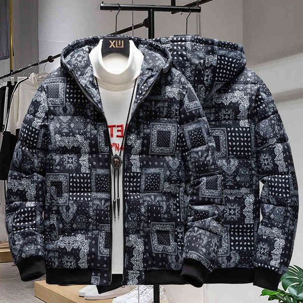 men's jackets winter down coat parka bandana paisley pattern harajuku hip hop hooded for men outwear windbreaker streetwear 2nqq, Black;brown
men's jackets winter down coat parka bandana paisley pattern harajuku hip hop hooded for men outwear windbreaker streetwear 2nqq, Black;brown