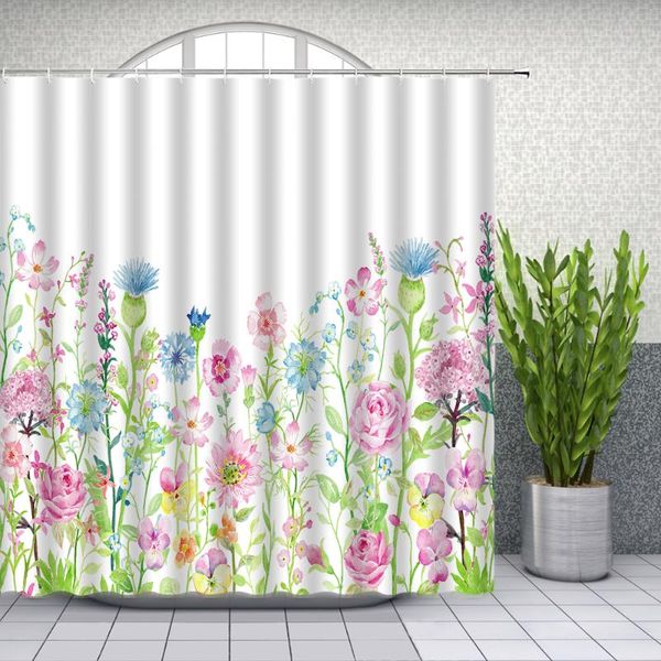 shower curtains flowers pink blue yellow daisy flower green leafy plant bathroom decor waterproof cloth curtain set
shower curtains flowers pink blue yellow daisy flower green leafy plant bathroom decor waterproof cloth curtain set