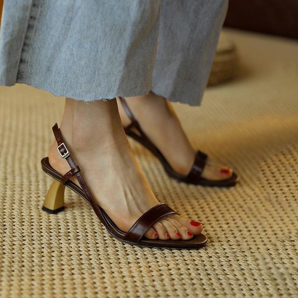 retro fashion french sandals female ins tide 2021 new word with roman shoes thick heel high heels, Black
retro fashion french sandals female ins tide 2021 new word with roman shoes thick heel high heels, Black