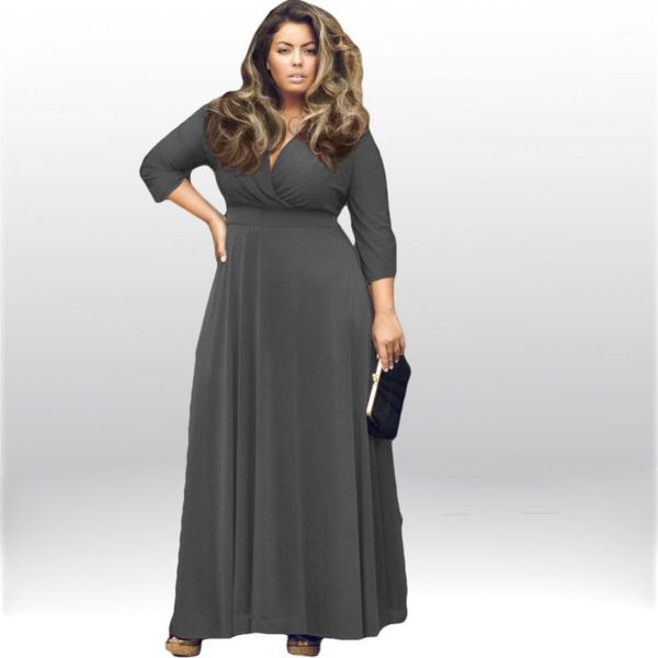 summer autumn large big size dress women plus size long maxi dresses with sleeves evening party long dress xxxl1, Black;gray
summer autumn large big size dress women plus size long maxi dresses with sleeves evening party long dress xxxl1, Black;gray