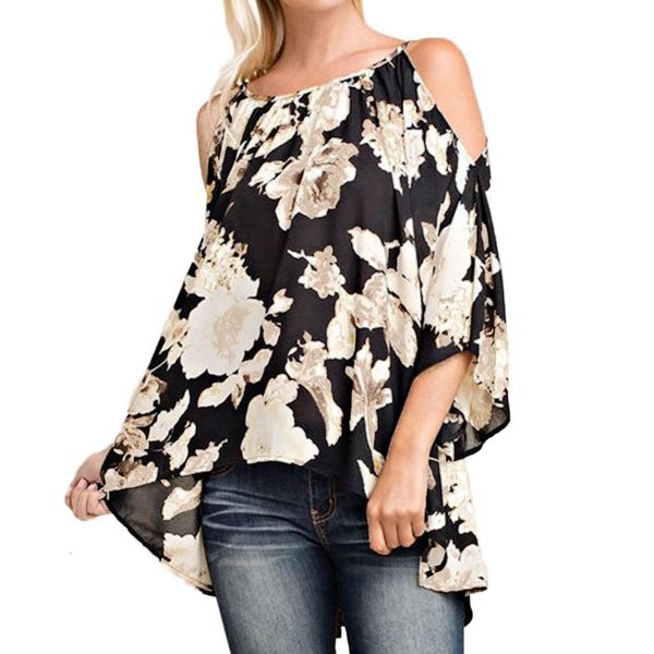 plus size women clothing off shoulder floral print blouses 3 4 flare sleeves asymmetrical casual shirts blusas 5xl polyester 2021, White
plus size women clothing off shoulder floral print blouses 3 4 flare sleeves asymmetrical casual shirts blusas 5xl polyester 2021, White