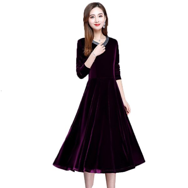 mother of gold velvet medium length long new middle-aged girl spring big thin high end dress vwui, Black;gray
mother of gold velvet medium length long new middle-aged girl spring big thin high end dress vwui, Black;gray