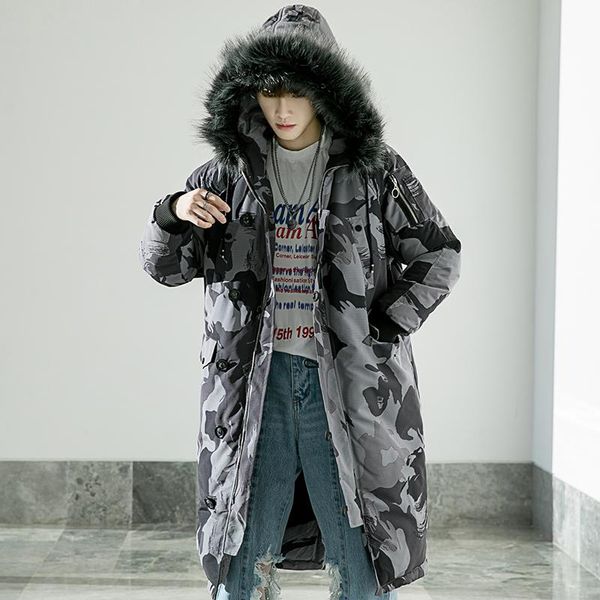 men's down & parkas nice camouflage parka men coats winter jacket thicken fur hooded outwear warm coat casual long mens, Black
men's down & parkas nice camouflage parka men coats winter jacket thicken fur hooded outwear warm coat casual long mens, Black