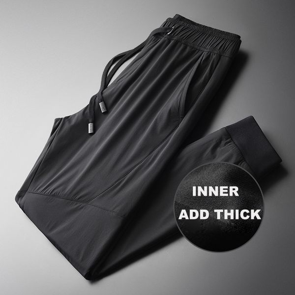 minglu double-deck men's trousers plus size windproof fabric thicken sport men casual pants luxury slim fit skinny pants men lj201103, Black
minglu double-deck men's trousers plus size windproof fabric thicken sport men casual pants luxury slim fit skinny pants men lj201103, Black
