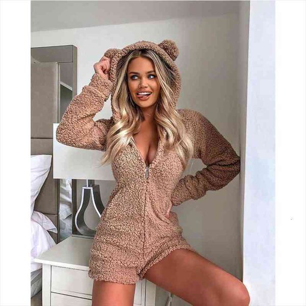 winter flannel sleepwear womens cute teddy bear zipper hooded long sleeve jumpsuit plush warm romper christmas nightwear, Black;white
winter flannel sleepwear womens cute teddy bear zipper hooded long sleeve jumpsuit plush warm romper christmas nightwear, Black;white