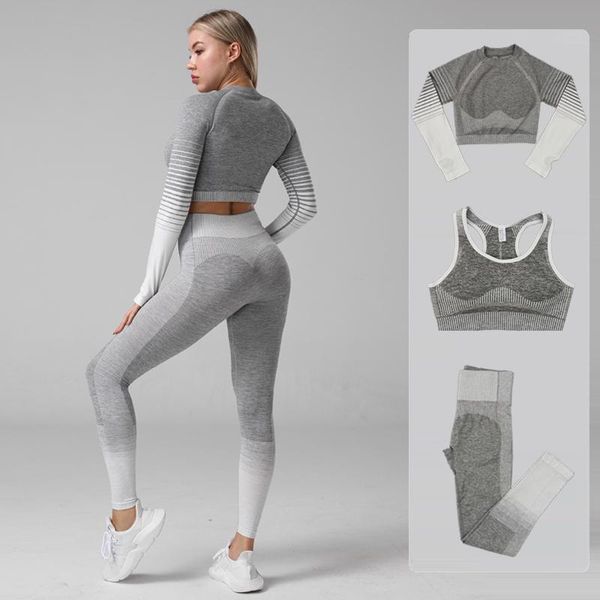 yoga outfits seamless sets women gym clothes long sleeve crop sports bra high waist leggings workout set female fitness sportswear, White;red
yoga outfits seamless sets women gym clothes long sleeve crop sports bra high waist leggings workout set female fitness sportswear, White;red