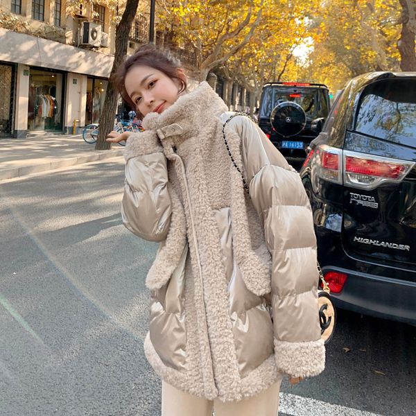 2021 new short light coffee from winter coat korean style temperament fashion cotton-quilted cotton wool jacket 91h2, Black
2021 new short light coffee from winter coat korean style temperament fashion cotton-quilted cotton wool jacket 91h2, Black