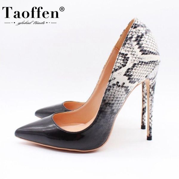 dress shoes taoffen size 34-45 women pumps snake pattern woman spring office pointed toe thin high heel party footwear1, Black
dress shoes taoffen size 34-45 women pumps snake pattern woman spring office pointed toe thin high heel party footwear1, Black