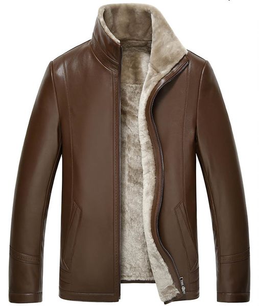 male 2020 genuine wool make-up fashion thin biker casual design winter dermis leather jacket 6sfv, Black
male 2020 genuine wool make-up fashion thin biker casual design winter dermis leather jacket 6sfv, Black