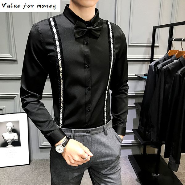 fashion fit slim men shirt long sleeve camisas para hombre casual chemise homme 2020 spring autumn camisa social masculina c1210, White;black
fashion fit slim men shirt long sleeve camisas para hombre casual chemise homme 2020 spring autumn camisa social masculina c1210, White;black