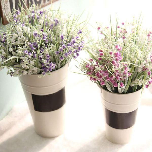 decorative flowers & wreaths plastic artifical flower lily of the valley fake bouquet rural country style wedding party home garden decorati
decorative flowers & wreaths plastic artifical flower lily of the valley fake bouquet rural country style wedding party home garden decorati