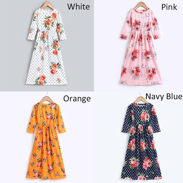 6 8 10 12 years old girls floral maxi dress with pockets bohemian long gown 3/4 sleeve ankle length vintage casual frock clothes lj200923, Red;yellow
6 8 10 12 years old girls floral maxi dress with pockets bohemian long gown 3/4 sleeve ankle length vintage casual frock clothes lj200923, Red;yellow