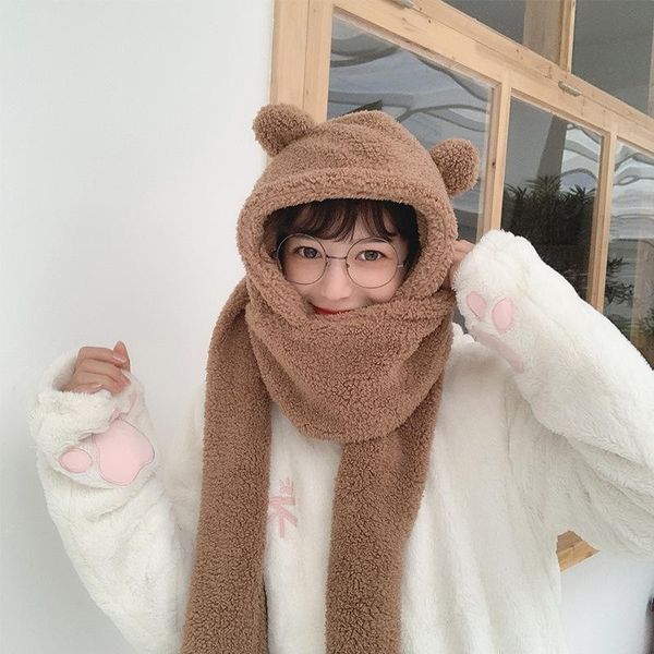 beanie/skull caps 2021 winter women novelty warm cute bear ear hat casual plush scarf gloves set solid fleece, Blue;gray
beanie/skull caps 2021 winter women novelty warm cute bear ear hat casual plush scarf gloves set solid fleece, Blue;gray
