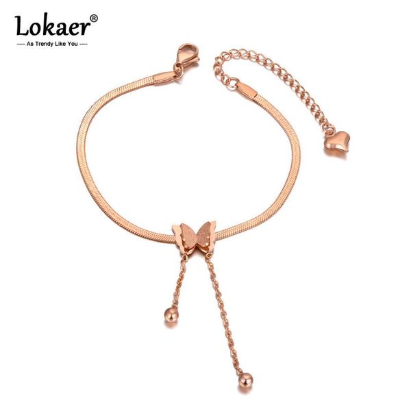 link, chain lokaer fashion titanium stainless steel butterfly charm bracelets for women bohemia cz crystal party bracelet jewelry b20212, Black
link, chain lokaer fashion titanium stainless steel butterfly charm bracelets for women bohemia cz crystal party bracelet jewelry b20212, Black