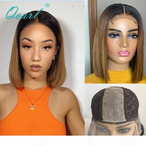 short bob human hair lace wigs 2x5 silk scalp wig ombre color straight brazilian remy hair for women 150% qearl, Black;brown
short bob human hair lace wigs 2x5 silk scalp wig ombre color straight brazilian remy hair for women 150% qearl, Black;brown