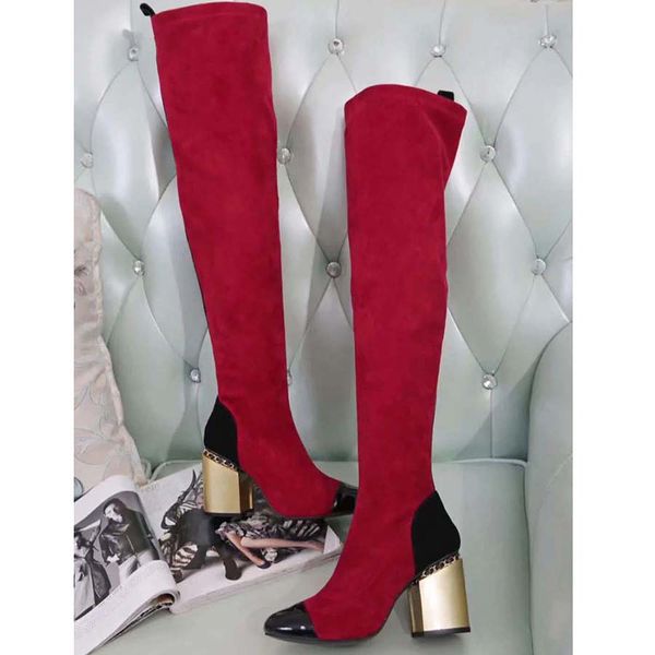 2021 sell well fashion color matching women high heels genuine leather long boots female casual wild non-slip leather women boots 02, Black
2021 sell well fashion color matching women high heels genuine leather long boots female casual wild non-slip leather women boots 02, Black
