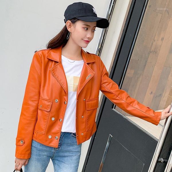 women's short leather jackets 2020 new korean loose bf style leather jackets for women m-3xl, Black
women's short leather jackets 2020 new korean loose bf style leather jackets for women m-3xl, Black