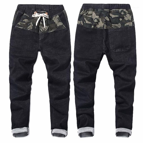 plus size men's jeans 2020 autumn new camouflage elastic black denim jeans slim fit trousers brand clothing 5xl 6xl 7xl1, Blue
plus size men's jeans 2020 autumn new camouflage elastic black denim jeans slim fit trousers brand clothing 5xl 6xl 7xl1, Blue