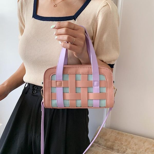 shoulder bags fashion handbags women crossbody bag splicing hollow pu leather handbag female purse tote messenger totes
shoulder bags fashion handbags women crossbody bag splicing hollow pu leather handbag female purse tote messenger totes