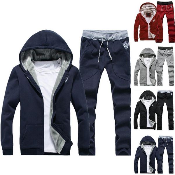 winter tracksuits men set casual thicken fleece warm hooded jacket pants spring sweatshirt sportswear coats hoodie track suits, Gray
winter tracksuits men set casual thicken fleece warm hooded jacket pants spring sweatshirt sportswear coats hoodie track suits, Gray