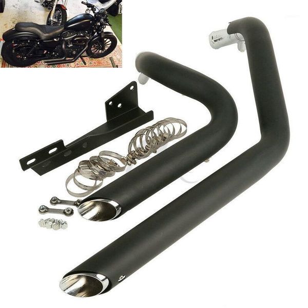 motorcycle exhaust system staggered short ss & heat shield for xl883 1200 2004-20131
motorcycle exhaust system staggered short ss & heat shield for xl883 1200 2004-20131