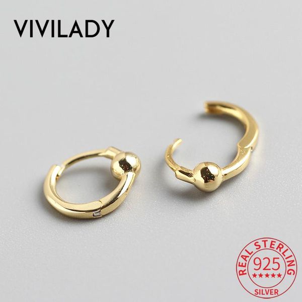 hoop & huggie vivilady 925 sterling silver classic round bead women earrings minimalist style small circle for female jewelry accessories, Golden;silver
hoop & huggie vivilady 925 sterling silver classic round bead women earrings minimalist style small circle for female jewelry accessories, Golden;silver