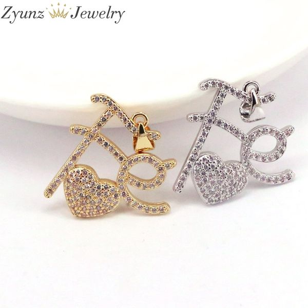 5pcs, gold silver color cz micro pave pendant for jewelry making, fe letter pendant, faith charms q1209, Bronze;silver
5pcs, gold silver color cz micro pave pendant for jewelry making, fe letter pendant, faith charms q1209, Bronze;silver