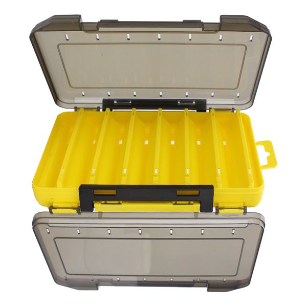double sided fishing lure box squid jig minnows bait fishing tackle box storage case container
double sided fishing lure box squid jig minnows bait fishing tackle box storage case container