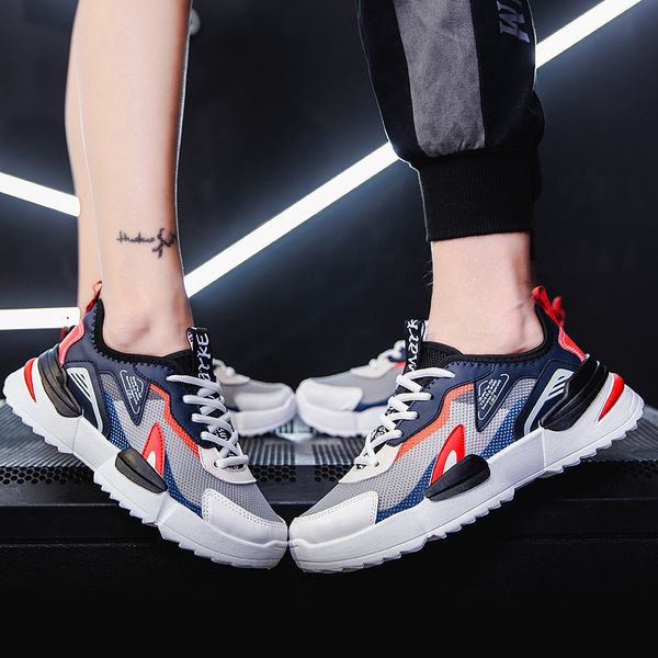 lovers shoes 2020 new style breathable mesh trend dad shoes sports leisure net red ins thick soled men's shoes c1212, Black;white
lovers shoes 2020 new style breathable mesh trend dad shoes sports leisure net red ins thick soled men's shoes c1212, Black;white