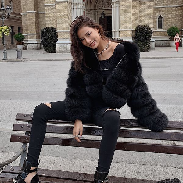 winter 2020 genuine ladies in coat with a turtleneck women outwit real fox fur coats kbb7, Black
winter 2020 genuine ladies in coat with a turtleneck women outwit real fox fur coats kbb7, Black
