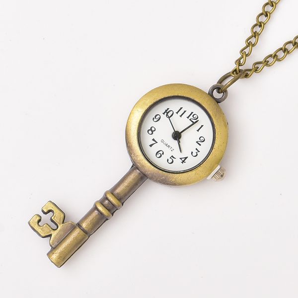 christmas vintage watch antique key shape pendant vinta clock bronze pocket timer girls boys necklace ring for gifts, Slivery;golden
christmas vintage watch antique key shape pendant vinta clock bronze pocket timer girls boys necklace ring for gifts, Slivery;golden